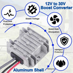 Load image into Gallery viewer, Starlink Mini 12V/24V to 30V 3.5A DC Step-Up Converter | Waterproof Boost Power Cable with Fuse for RV & Vehicle Use