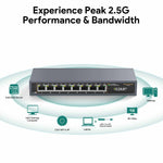 Load image into Gallery viewer, Ethernet Switch –8- Port 2.5G Multi-Gig, Ultra-Fast Silent Plug-and-Play