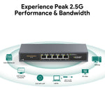 Load image into Gallery viewer, 5 Port 2.5G Ethernet Switch –Fanless, Unmanaged High-Speed Network Hub