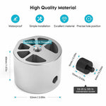 Load image into Gallery viewer, High quality aluminum Starlink Mini Tripod Mount Adapter with precise hole position, waterproof design, and detailed size specifications