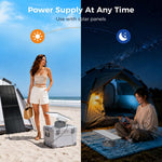 Load image into Gallery viewer, 130Wh Portable Battery Base for Starlink Mini, 65W USB-C PD Power Station with LED Display & Solar Charging