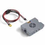 Load image into Gallery viewer, Front angled view of the Starlink Mini 150W GigE Passive PoE Injector, showing durable metal housing.