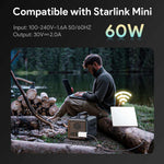 Load image into Gallery viewer, Starlink Mini 60W power adapter OEM replacement charger