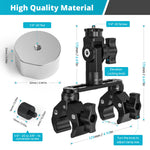 Load image into Gallery viewer, Adjustable Mount for Starlink Mini | Aluminum Dual Clamp RV Bracket