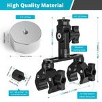 Load image into Gallery viewer, Adjustable Mount for Starlink Mini | Aluminum Dual Clamp RV Bracket