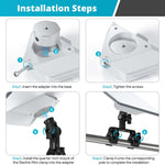 Load image into Gallery viewer, Adjustable Mount for Starlink Mini | Aluminum Dual Clamp RV Bracket