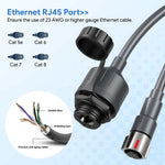 Load image into Gallery viewer, Starlink Gen 3 Ethernet Adapter – Waterproof RJ45 Extension Cable