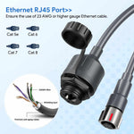 Load image into Gallery viewer, Starlink Gen 3 Ethernet Adapter – Waterproof RJ45 Extension Cable