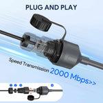 Load image into Gallery viewer, Starlink Gen 3 Ethernet Adapter – Waterproof RJ45 Extension Cable