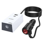 Load image into Gallery viewer, Starlink Mini Car Power Adapter – 120W DC Converter with USB-C