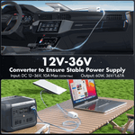 Load image into Gallery viewer, 120W Waterproof Car Power Adapter for Starlink Mini | Waterproof DC Converter
