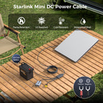 Load image into Gallery viewer, 3-in-1 DC Power Cable for Starlink Mini & Mini X | Anderson, XT60 & U-Fork Connectors | 18AWG Copper Cable for 12V–48V DC Power Systems