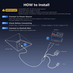Load image into Gallery viewer, Starlink Mini DC Power Cable – 3-in-1 Anderson XT60 Cable