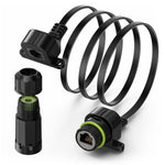 Load image into Gallery viewer, CAT6 Ultra-Flat Window Cable for Starlink | 10Gbps Ethernet Pass-Through Cable with 100W PoE++, No-Drill Weatherproof Window Routing Kit