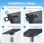 Load image into Gallery viewer, Starlink V5 Pipe Mount Adapter – Heavy-Duty Outdoor Adapter