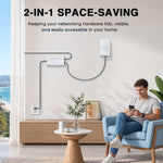 Load image into Gallery viewer, Starlink V5 Router Wall Mount – 2-in-1 UTR-251 Bracket