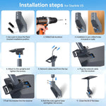 Load image into Gallery viewer, Starlink V5 Wall Mount – Heavy-Duty Aluminum Outdoor Bracket