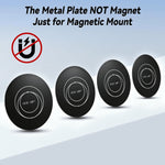 Load image into Gallery viewer, Starlink Magnetic Mount Metal Plates shown as four round black coated steel pads with concentric white rings
