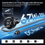 Load image into Gallery viewer, Starlink Mini 2-in-1 Car Charger and 9.8FT DC Power Cable Same Day Shipping
