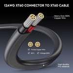 Load image into Gallery viewer, XT60 Extension Cable 12AWG 6.56ft – Compatible with Starlink Gen3, Standard, Enterprise &amp; Advanced Power Supply – Battery, Solar, Power Station
