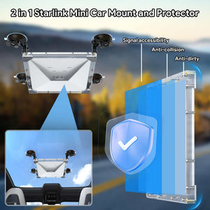 Starlink Mini Dual Magnetic & Suction Cup Roof Mount