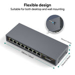 Load image into Gallery viewer, Ethernet Switch –8- Port 2.5G Multi-Gig, Ultra-Fast Silent Plug-and-Play
