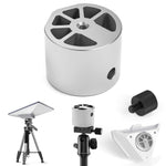 Load image into Gallery viewer, Lightweight aluminum Starlink Mini Tripod Mount with adapter parts, compatible with outdoor satellite tripod installation.

