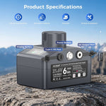 Load image into Gallery viewer, 130Wh Portable Battery Base for Starlink Mini, 65W USB-C PD Power Station with LED Display &amp; Solar Charging