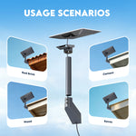 Load image into Gallery viewer, 360° Adjustable Aluminum Wall Mount for Starlink V5, Mini &amp; Mini X | Heavy-Duty Outdoor Bracket with 4" Clearance &amp; Complete Hardware Kit
