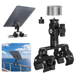 Load image into Gallery viewer, Adjustable Dual-Clamp Mount for Starlink | Aluminum RV Bracket