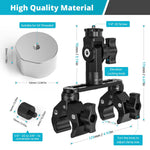 Load image into Gallery viewer, Adjustable Dual-Clamp Mount for Starlink | Aluminum RV Bracket
