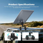 Load image into Gallery viewer, Adjustable Dual-Clamp Mount for Starlink | Aluminum RV Bracket