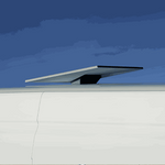 Load image into Gallery viewer, Starlink Standard Mobility Mount installed on vehicle roof for stable satellite connection
